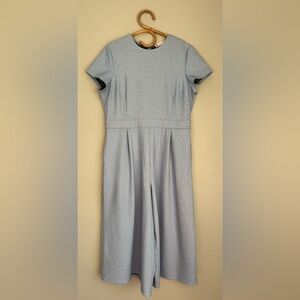 Jude Connally Baby Blue Stretch Jumpsuit Wide Leg